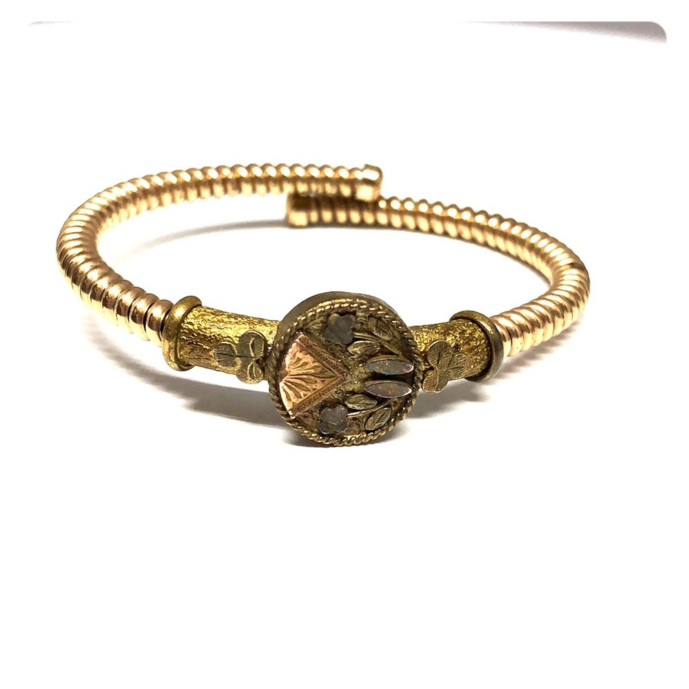 Antique Victorian Flex Bracelet G.F. Stretch Small